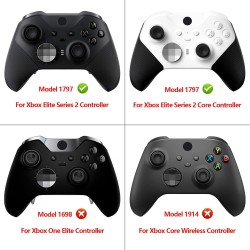 eXtremeRate Carcasa para Xbox One Elite Protectora Placa Frontal Reemplazo Kit Cubierta Shell Funda para Xbox One Elite Series 2