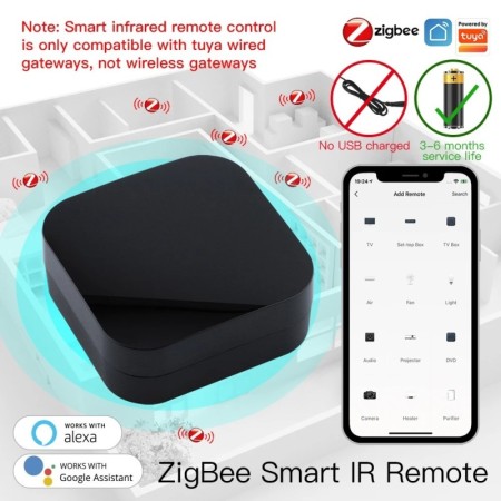 MOES Tuya WiFi IR Control remoto para aire acondicionado TV hogar inte