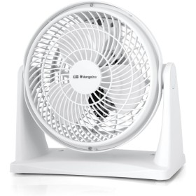 Orbegozo BF 0128 – Box Fan 2 in 1, Desktop and Wall, 2 Speeds, Adjustable Head, 23 cm Blades, 23 W, White