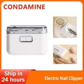 CONDAMINE-cortaúñas eléctrico inteligente para hombre y mujer, afilado