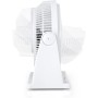 Orbegozo BF 0128 – Box Fan 2 in 1, Desktop and Wall, 2 Speeds, Adjustable Head, 23 cm Blades, 23 W, White