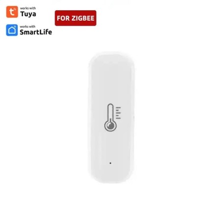 Tuya ZigBee Sensor de humedad de temperatura Termómetro conectado al h