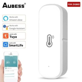 Tuya ZigBee Sensor de humedad de temperatura Termómetro conectado al h