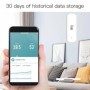 Tuya ZigBee Sensor de humedad de temperatura Termómetro conectado al h