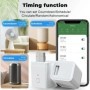 Adaptador de corriente inteligente con WiFi, interruptor Mini USB, Zig