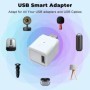 Adaptador de corriente inteligente con WiFi, interruptor Mini USB, Zig