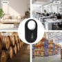 Tuya Zigbee-Sensor de temperatura y humedad colgante, termómetro de vi