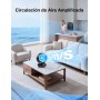 Acoolir Table Fan, 24dB Silent Fan for Sleeping, Double Oscillation 70° Horizontal & 100° Vertical, 3 Speeds, Portable Fan for