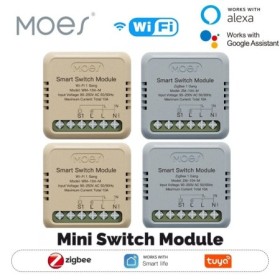 MOES Tuya WiFi/Zigbee interruptor inteligente/módulo de atenuación mód