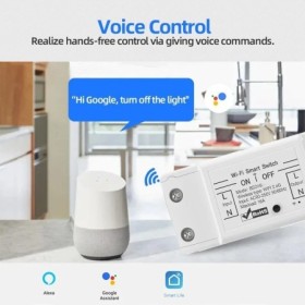 ‌ Interruptor inteligente WiFi de 16A, plataforma doble, interruptor d