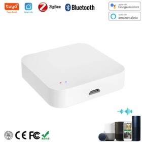 Tuya Zigbee Gateway HUB inalámbrico puente de casa inteligente Control