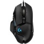Logitech G G502 HERO Ratón Gaming con Cable Alto Rendimiento, Captor HERO 25K, 25,600 DPI, RGB, Peso Personalizable, 11 Botones