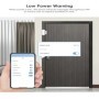 Tuya-Sensor de puerta con WiFi, sistema de alarma de protección de seg