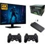 Consola de juegos retro MT8 con 40000 juegos clásicos. Game stick lite 4K con salida HDMI y tarjeta microSD 64GB. Game stick