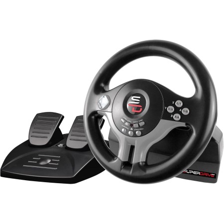Subsonic - Superdrive - Volante de carreras SV200 con pedales y paletas de cambio para Nintendo Switch - PS4 - Xbox One - PC