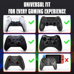 MatoSan® Set de Cubiertas de Silicona para Stick – Compatible con mandos PS5 y PS4 – Mejora de Agarre y Protección – Accesorios