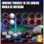 MatoSan® Set de Cubiertas de Silicona para Stick – Compatible con mandos PS5 y PS4 – Mejora de Agarre y Protección – Accesorios