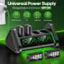 OIVO Baterías para Xbox One/Series X|S/Elite, 4x4880mWh Bateria Mando Xbox, Baterías Recargables para Mandos Xbox, Accesorios