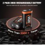 HELLCOOL Bateria para Mando Xbox One/Xbox Series, 2X4800mWh Bateria Compatible con la Mando Xbox One S/X/Elite, Xbox Series X/S