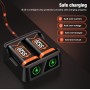 HELLCOOL Bateria para Mando Xbox One/Xbox Series, 2X4800mWh Bateria Compatible con la Mando Xbox One S/X/Elite, Xbox Series X/S