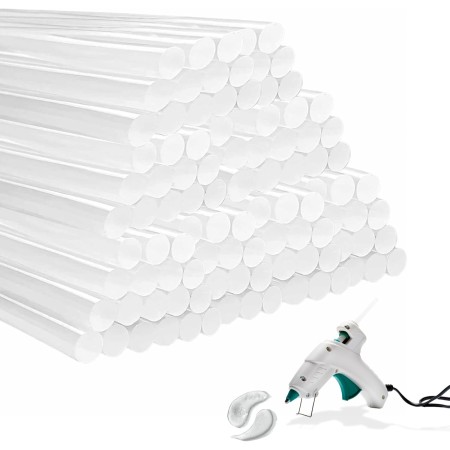 TECHZOCO Barras de pegamento en caliente, barra pegamento termofusible, Barras Silicona Caliente, Apto para bricolaje,