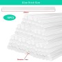 TECHZOCO Barras de pegamento en caliente, barra pegamento termofusible, Barras Silicona Caliente, Apto para bricolaje,