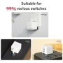 Tuya Zigbee 1/3 Uds inteligente tpye-c táctil recargable Fingerbot Plu