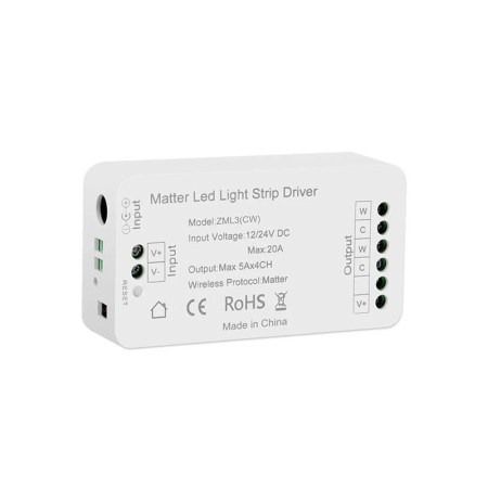 Controlador de luz de tira LED HFES Matter Wifi, tira de LED Bixb/Siri