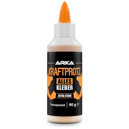 Adhesivo multiuso - extra fuerte y de secado rápido - Transparente - KRAFTPROTZ - 100 ml / 90 g - Ideal para el hogar, hobby y