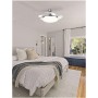 JARDIN202 - LED Ceiling Fan with 4 Blades 3500-4000-6500K Timer, 6 Speeds, Retractable Blades | Rate (White)
