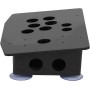 Lazmin Acrylic Joystick Panel, Black DIY Acrylic Panel and Slanted Cases Replacement Set for Game