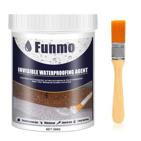 Funmo 300g Recubrimiento impermeable transparente,impermeabilizante azulejos,sellador transparente,revestimiento