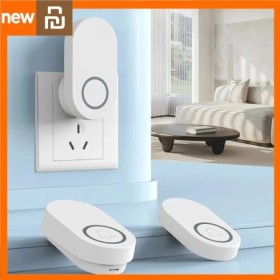 Timbre inalámbrico inteligente Xiami Youpin, luz LED IP44, timbre para