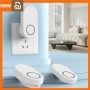 Timbre inalámbrico inteligente Xiami Youpin, luz LED IP44, timbre para