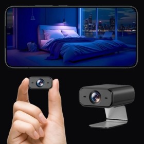 Mini cámara HD Monitor de seguridad 1080p, cámara portátil de detecció
