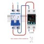 Disyuntor inteligente Tuya ZigBee/WiFi, interruptor de pantalla LED co