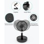 Primevolve Portable Self-Rotating Standing Fan with Remote, 8'' Foldable Floor/Table Adjustable, 7200mAh USB C Fan for Travel