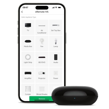 LinknLink Smart WiFi Control remoto universal: IR Blaster para TV, air
