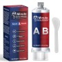 LAMXIN 5 Minutos Pegamento Epoxi 50ml, Resistente Duradero Curado Rápido Transparencia Pegamento Epoxi 2 Componentes, Para