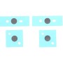 4Pzs Pies de goma para Surface Pro 3 4 5 1867 1868 1951 1958,Pies de goma antideslizantes para Surface Pro 3 4 5 1867 1868 1951