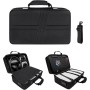 Bolsa de transporte a prueba de golpes para PS5 pro, Bolsa de hombro Funda de viaje protectora portátil para accesorios de mando
