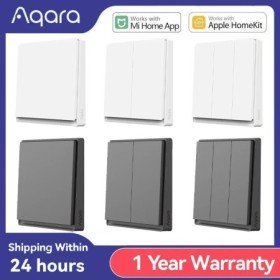 Aqara-interruptor de pared inteligente E1, ZigBee 3,0, inalámbrico, bo