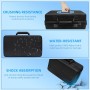 Bolsa de transporte a prueba de golpes para PS5 pro, Bolsa de hombro Funda de viaje protectora portátil para accesorios de mando