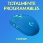 Logitech G305 LIGHTSPEED Ratón Gaming Inalámbrico, Captor HERO 12K, 12,000 DPI, Ultra-ligero, Batería de 250h, 6 Botones