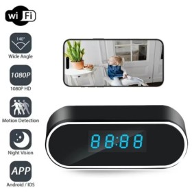1080P HD WIFI Mini reloj inalámbrico cámara alarma de tiempo reloj de 