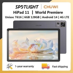 CHUWI HiPad 11 tableta 6GB 128GB Android 14 tabletas 10,95 pulgadas FH
