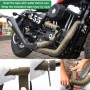Jortmrd 5M Cinta Anticalorica Escape Moto Cinta Calorica Escape Moto Aislante Termico Cinta Térmica Escape Protección con 10
