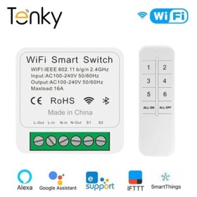 EWeLink-interruptor inteligente WiFi 16A, compatible con módulo de Con