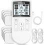 GHTENS 5 en 1 Electroestimulador Muscular Profesional, Recargable 80 Modos de Estimulación, Con Función TENS/EMS/RUSS/IF/DIY y