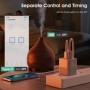 2 en 1 Tuya WiFi inteligente Micro USB tipo C adaptador interruptor 5V